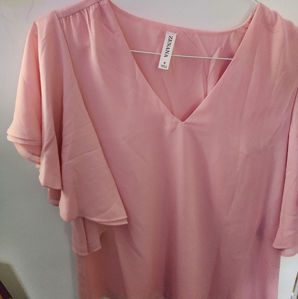 BLOUSE Zenana VNECK